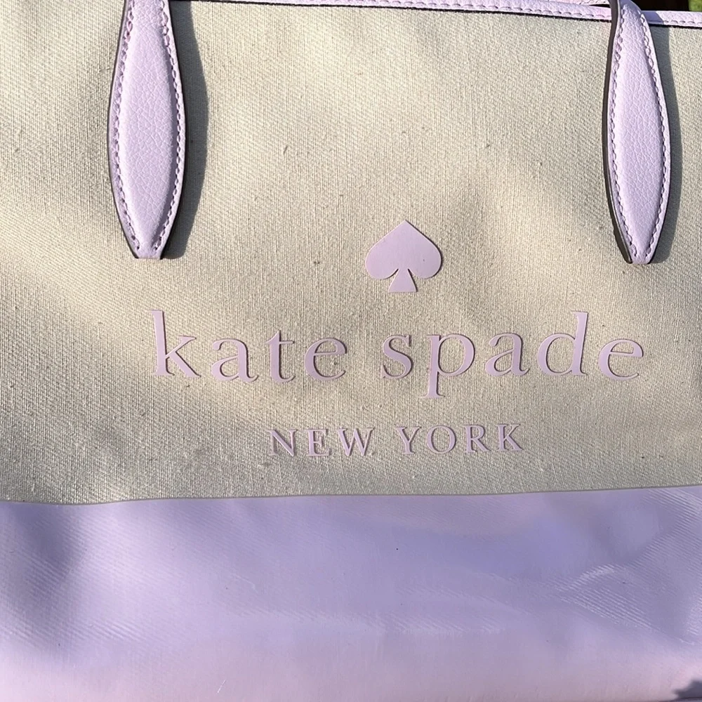 SOLD Kate Spade Canvas Tote Bag - Picture 10 of 10